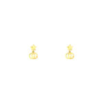 Gucci GG Running 18k Gold Stud Earrings