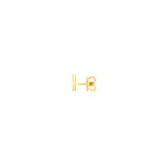 Gucci Interlocking Diamonds Yellow Gold Stud Earrings - Image 2
