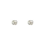 Gucci GG Marmont Silver Stud Earrings