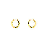 Gucci Link to Love 18k Gold Studded Earrings - Image 2