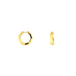 Gucci Link to Love 18k Gold Studded Earrings