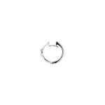 Gucci Interlocking Silver Hoop Earrings - Image 2
