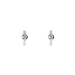 Gucci Interlocking Silver Hoop Earrings