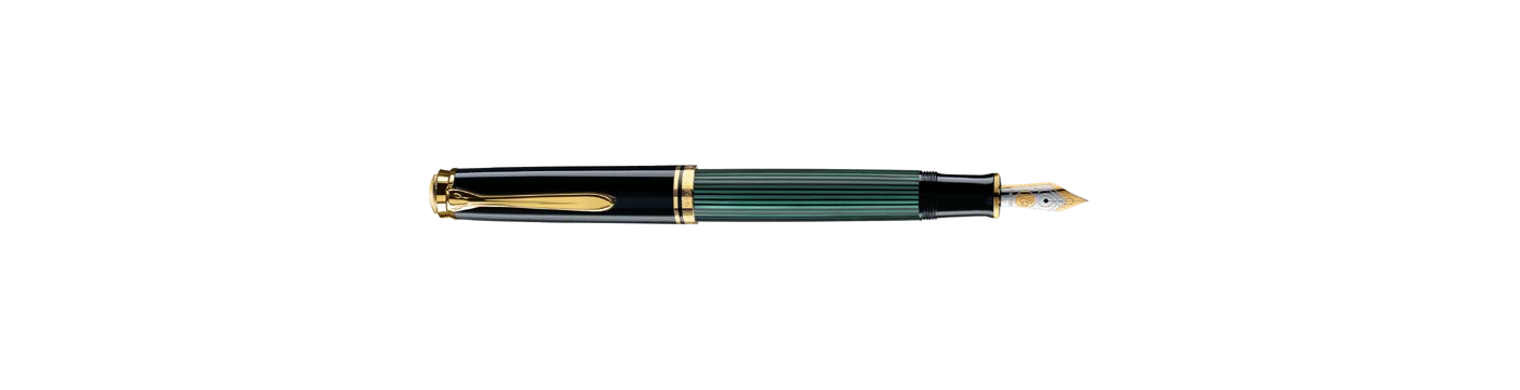Page_16_Black_Green_M800-M600-M400 Pelikan Souverän M800 Black-Green Fountain Pen - Image 1